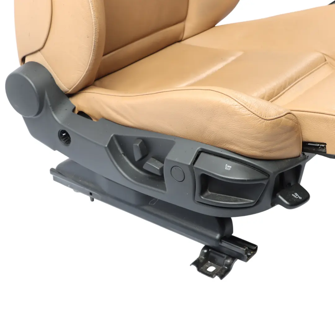 Front Right O/S Interior Leather Dakota Natural Brown to BMW E60 E61 Sport Seat with Part number 9126327 BMW E60 E61 Sport Seat Front Right O/S Interior Leather Dakota Natural Brown - SKU 9126327-3 - Part number 9126327