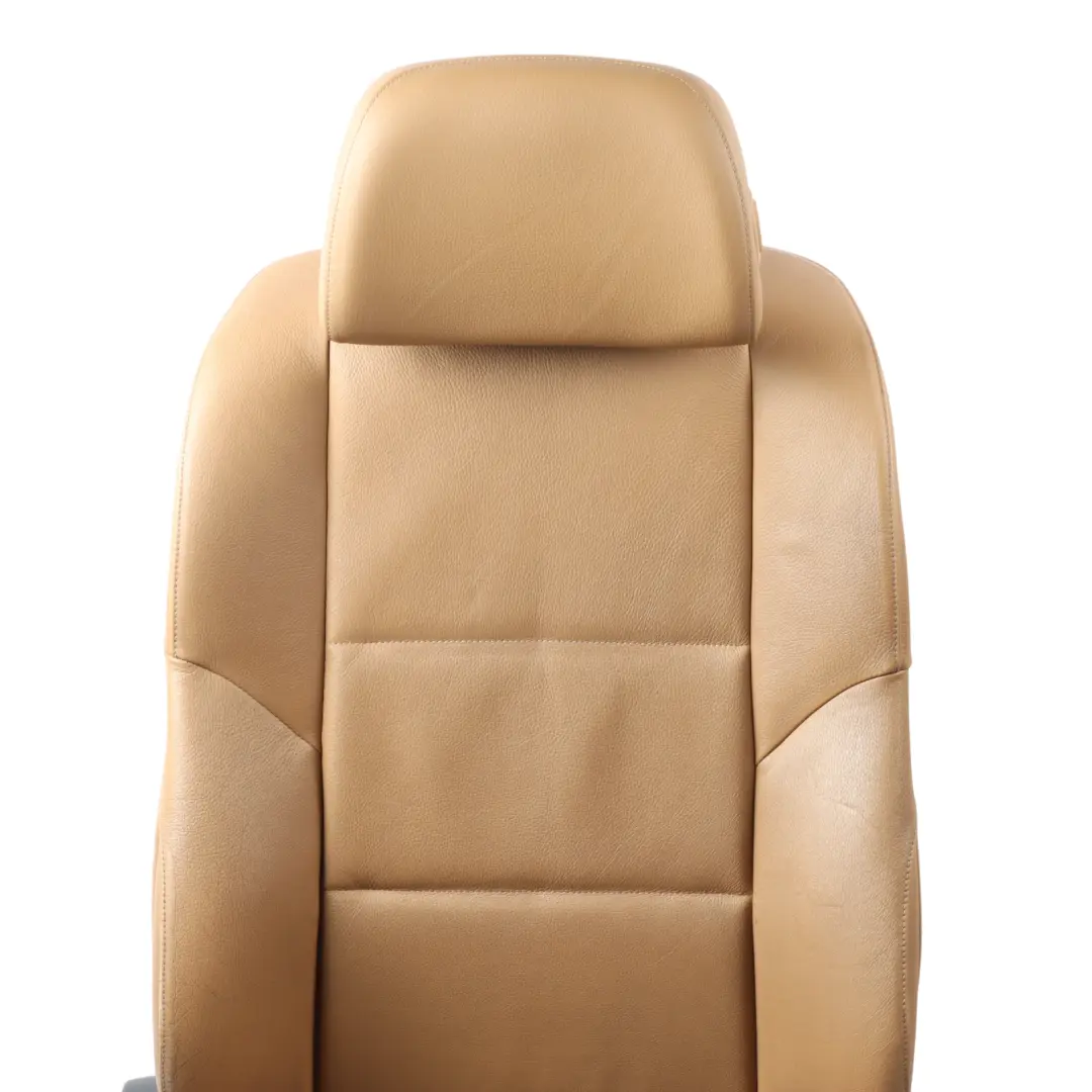 BMW E60 E61 Sport Seat Front Right O/S Interior Leather Dakota Natural Brown - SKU 9126327-3 - Part number 9126327
