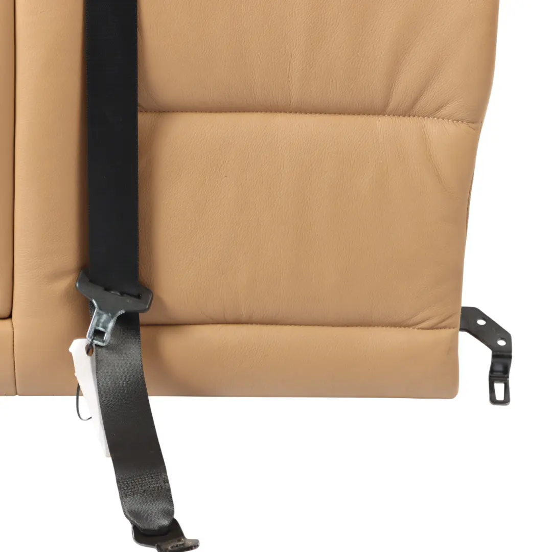 BMW E61 Touring Rear Left N/S Seat Back Cover Backrest Natural Brown Leather - SKU 9126503 - Part number 9126503