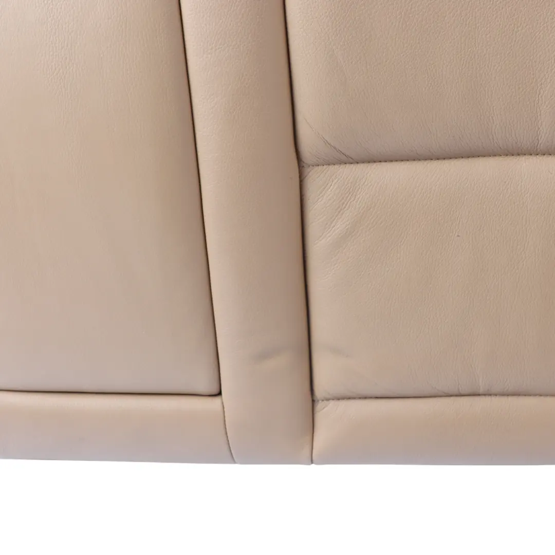 BMW E61 Touring Rear Left N/S Seat Back Cover Backrest Natural Brown Leather - SKU 9126503 - Part number 9126503