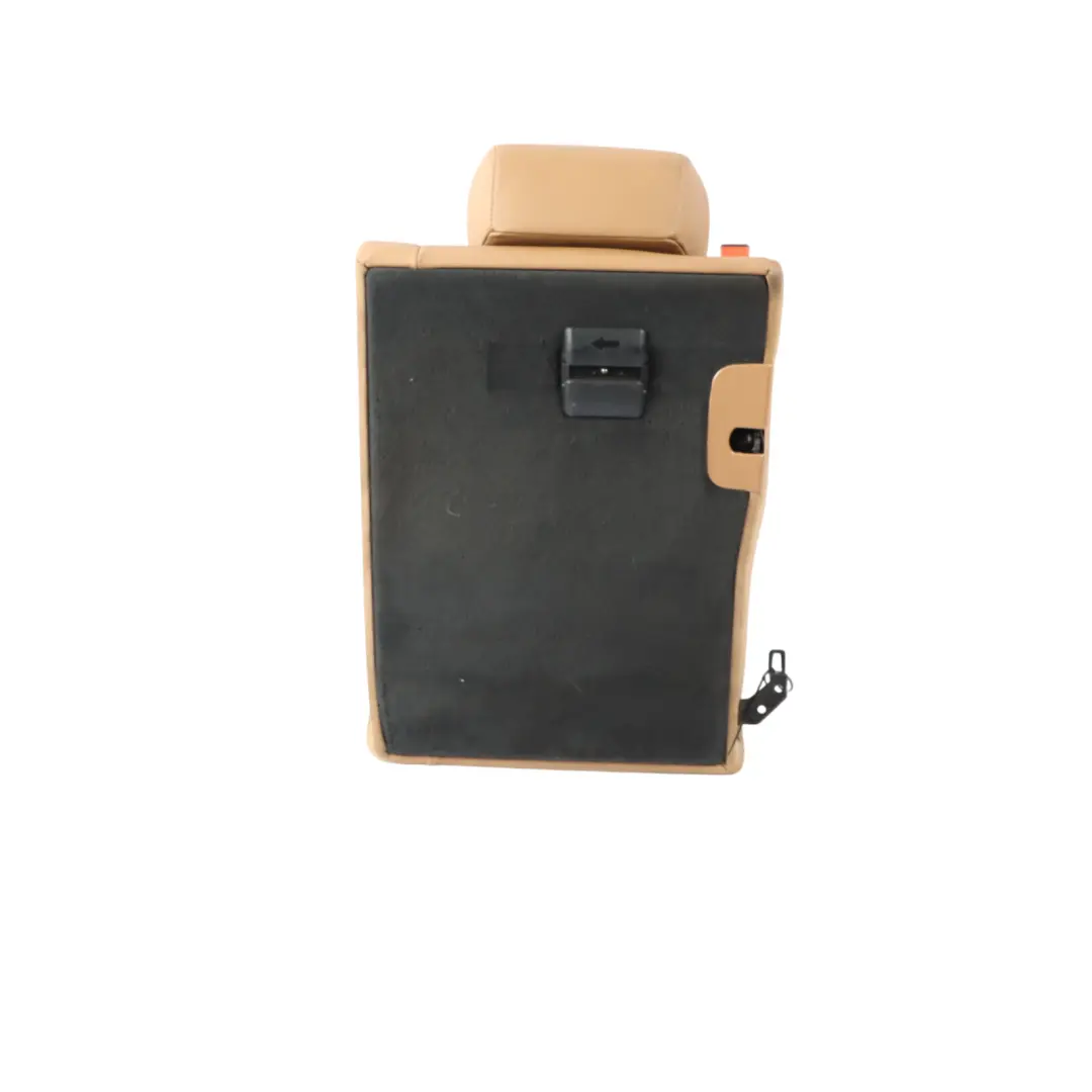 BMW E61 Touring Backrest Rear Right O/S Seat Back Cover Natural Brown Leather - SKU 9126504 - Part number 9126504