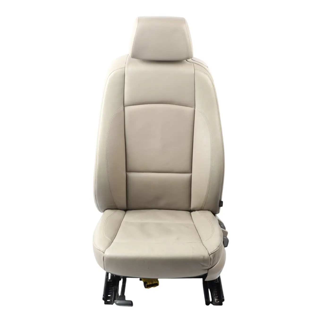 Front Seat BMW E88 Convertible Left N/S Heated Side Beige Leather Boston