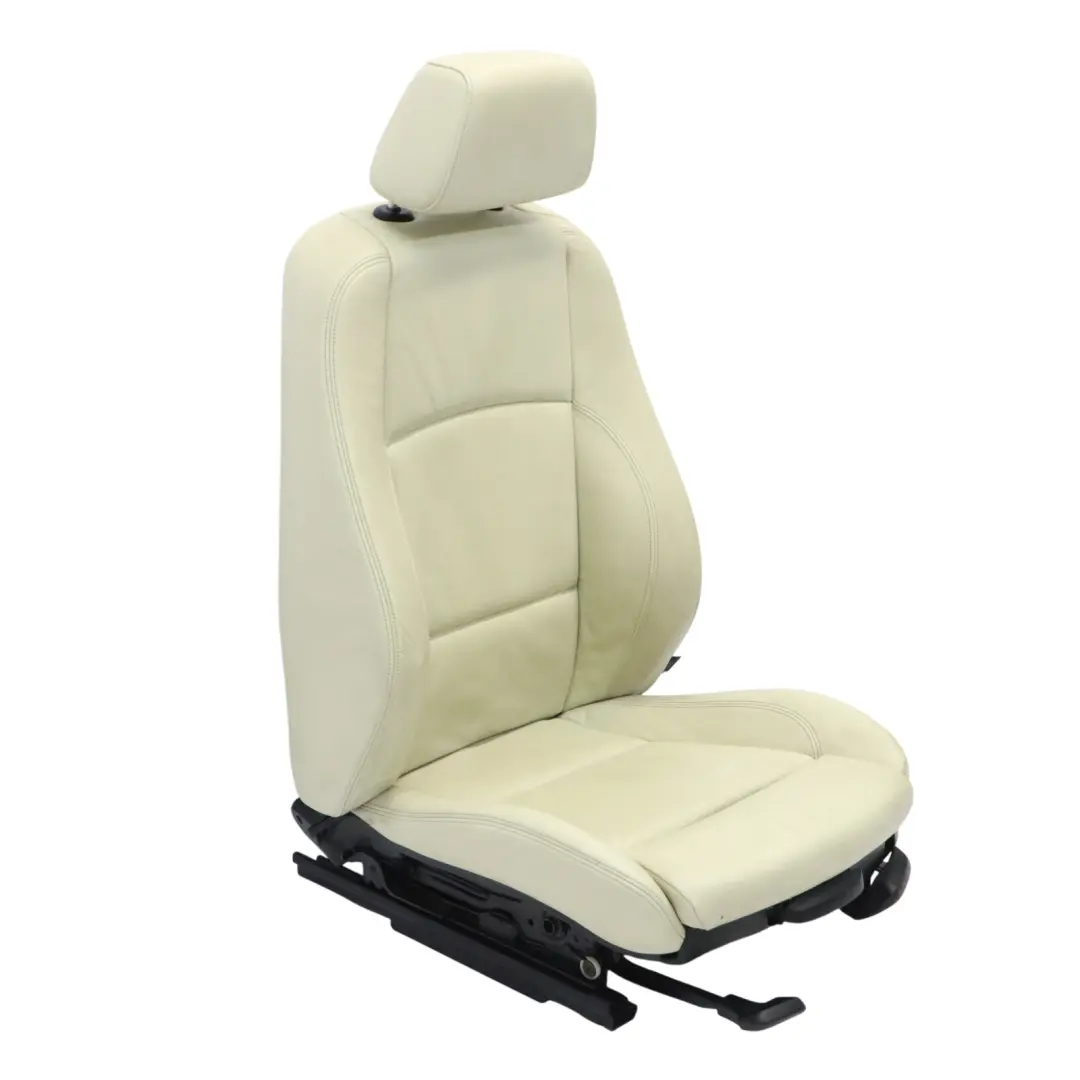 BMW E88 Cabriolet Cabrio M Sport Siège Chauffant Avant Gauche En Cuir Citron - SKU 9145617-2 - Numéro de pièce 9145617