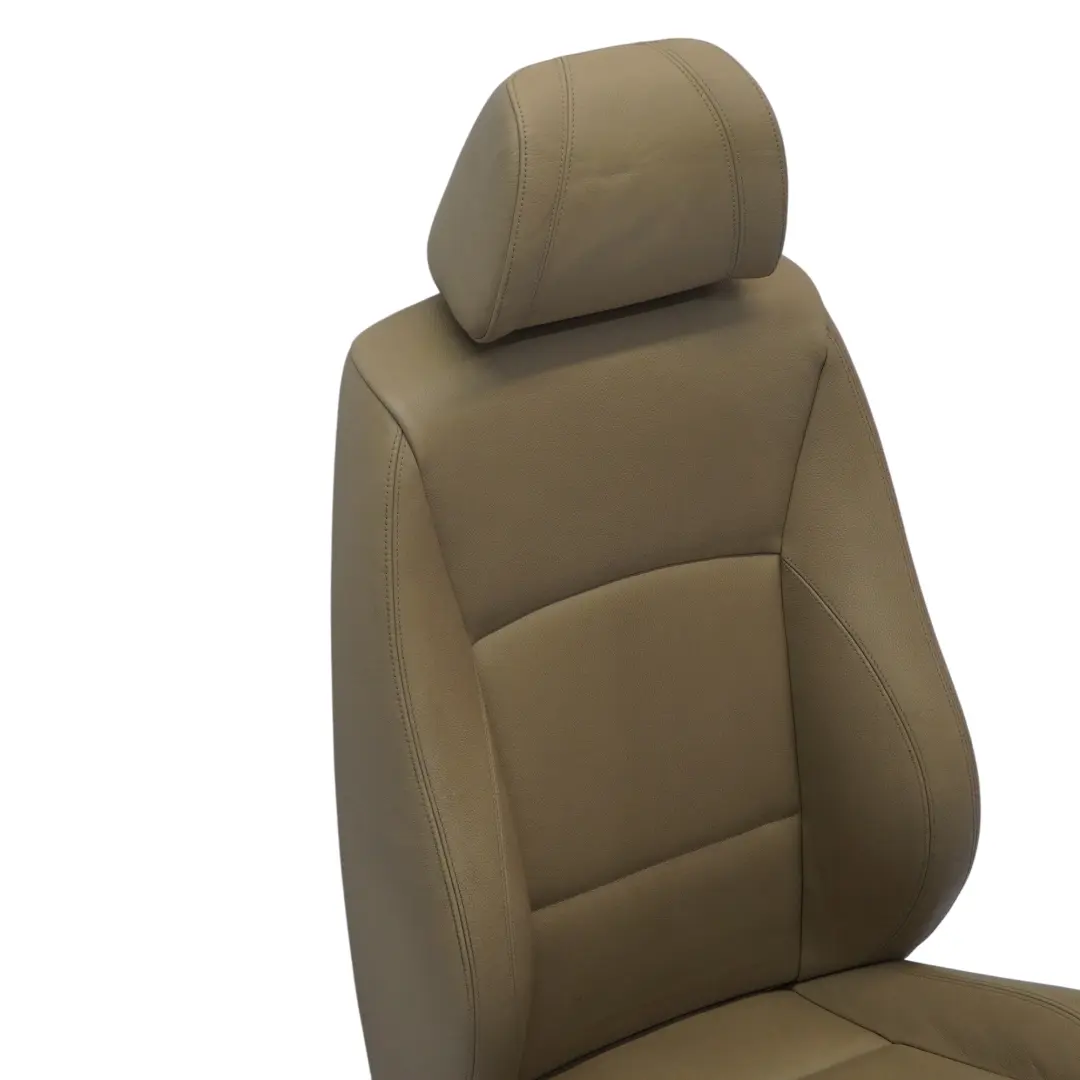 BMW E90 E91 Fotel Przedni Lewy Sport Podgrzewany Skóra Dakota Beżowy - SKU 9156457-2 - Numer Części 9156457