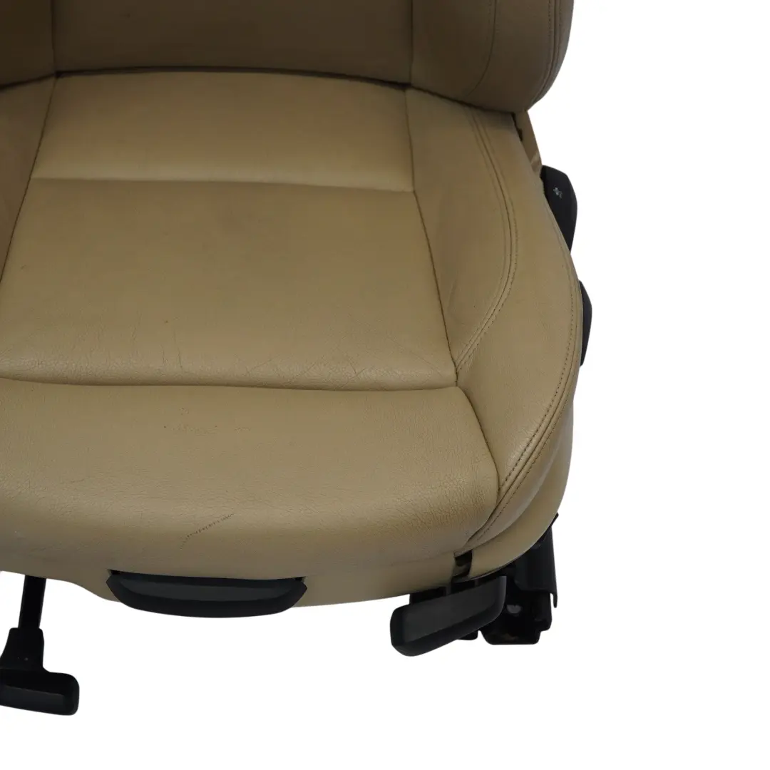  Vordersitz BMW E90 E91 Sport Links Beheizt Innenraum Leder Dakota Beige - SKU 9156457-2 - Teilenummer 9156457
