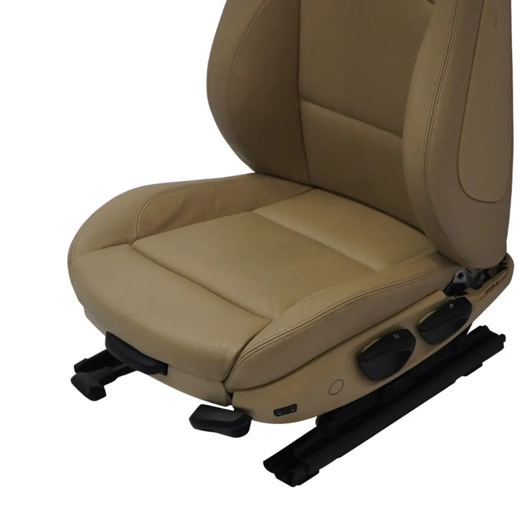 Vordersitz BMW E90 E91 Sport Links Beheizt Innenraum Leder Dakota Beige für mit Teilenummer 9156457 Vordersitz BMW E90 E91 Sport Links Beheizt Innenraum Leder Dakota Beige - SKU 9156457-2 - Teilenummer 9156457