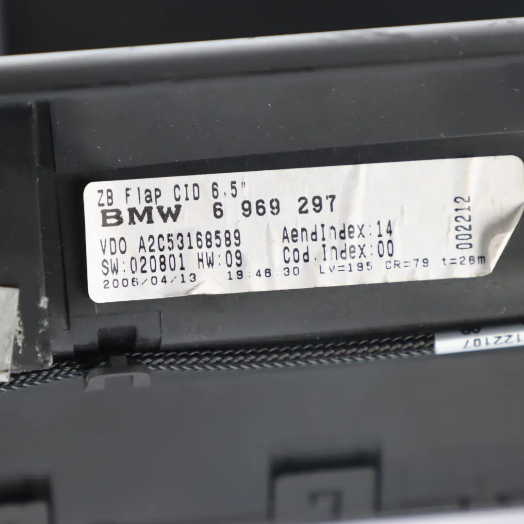 Dashboard Monitor BMW Z4 E85 Onboard Central Information Display Screen to with Part number 9169175 Dashboard Monitor BMW Z4 E85 Onboard Central Information Display Screen - SKU 9169175-1 - Part number 9169175