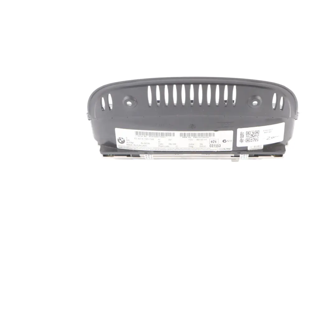 BMW E60 E63 On-board Navigation Display Monitor Dashboard Screen 6,5" - SKU 9193748-1 - Part number 9193748
