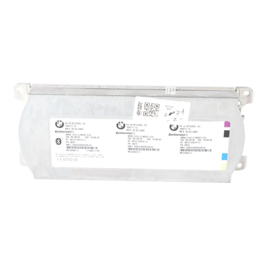 BMW X1 E84 X6 E71 Combox Media TCU 1.5 Most Bluetooth Control Module - SKU 9213320 - Part number 9213320