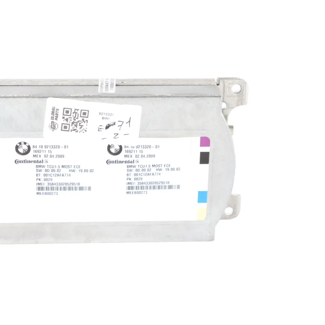 BMW X1 E84 X6 E71 Combox Media TCU 1.5 Most Bluetooth Control Module - SKU 9213320 - Part number 9213320