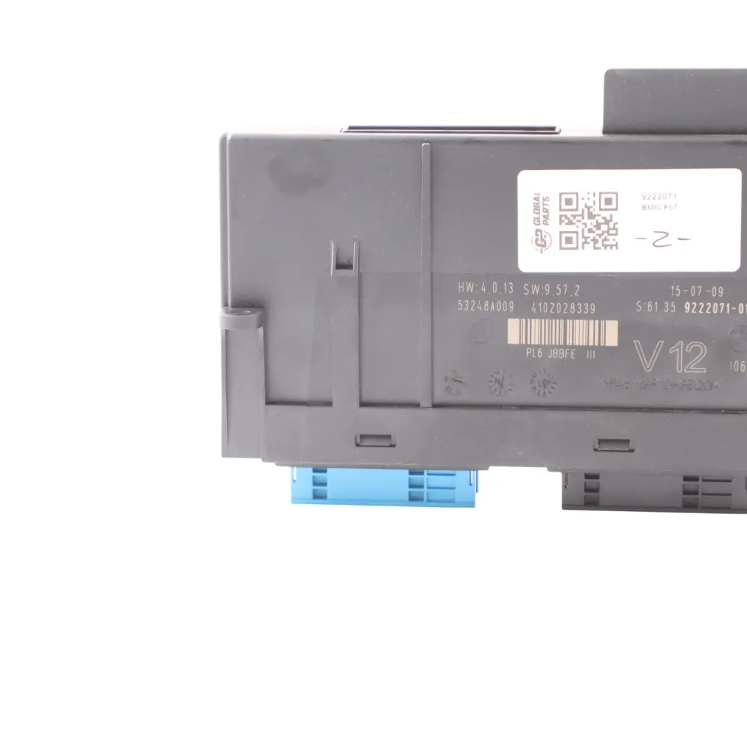 BMW F07 BCM Body Control Module Unit Controller - SKU 9222071 - Part number 9222071