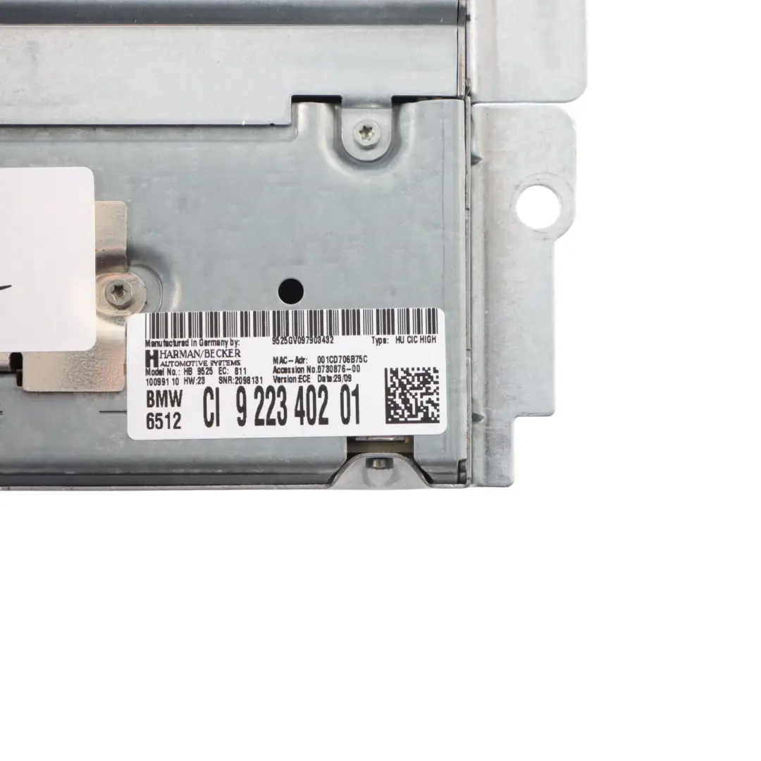 Navigation Autoradio Sat Nav CIC Professional Infotainment pour BMW F07 F25 à propos du numéro de pièce 9223402 BMW F07 F25 Navigation Autoradio Sat Nav CIC Professional Infotainment - SKU 9223402 - Numéro de pièce 9223402