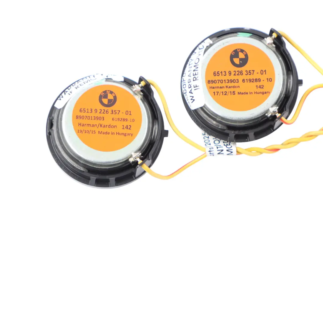 Altoparlante BMW F20 F30 Top Hifi Porta Set Tweeter Harman Kardon per con numero di parte 9226357 Altoparlante BMW F20 F30 Top Hifi Porta Set Tweeter Harman Kardon - SKU 9226357-1 - Numero di parte 9226357