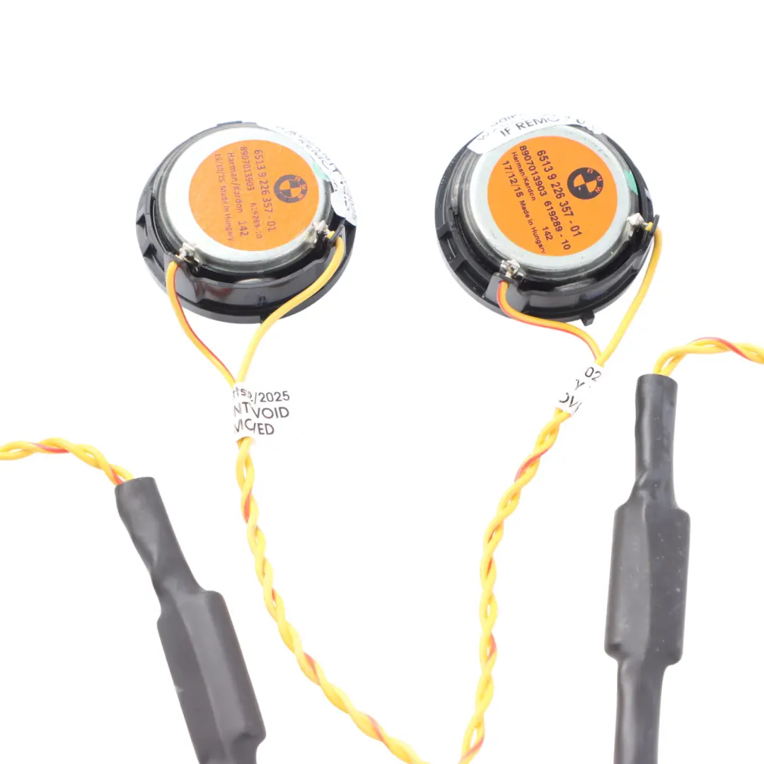 Haut Parleur De Porte BMW F20 F30 Top Hifi Avec Tweeter Harman Kardon pour à propos du numéro de pièce 9226357 Haut Parleur De Porte BMW F20 F30 Top Hifi Avec Tweeter Harman Kardon - SKU 9226357-1 - Numéro de pièce 9226357