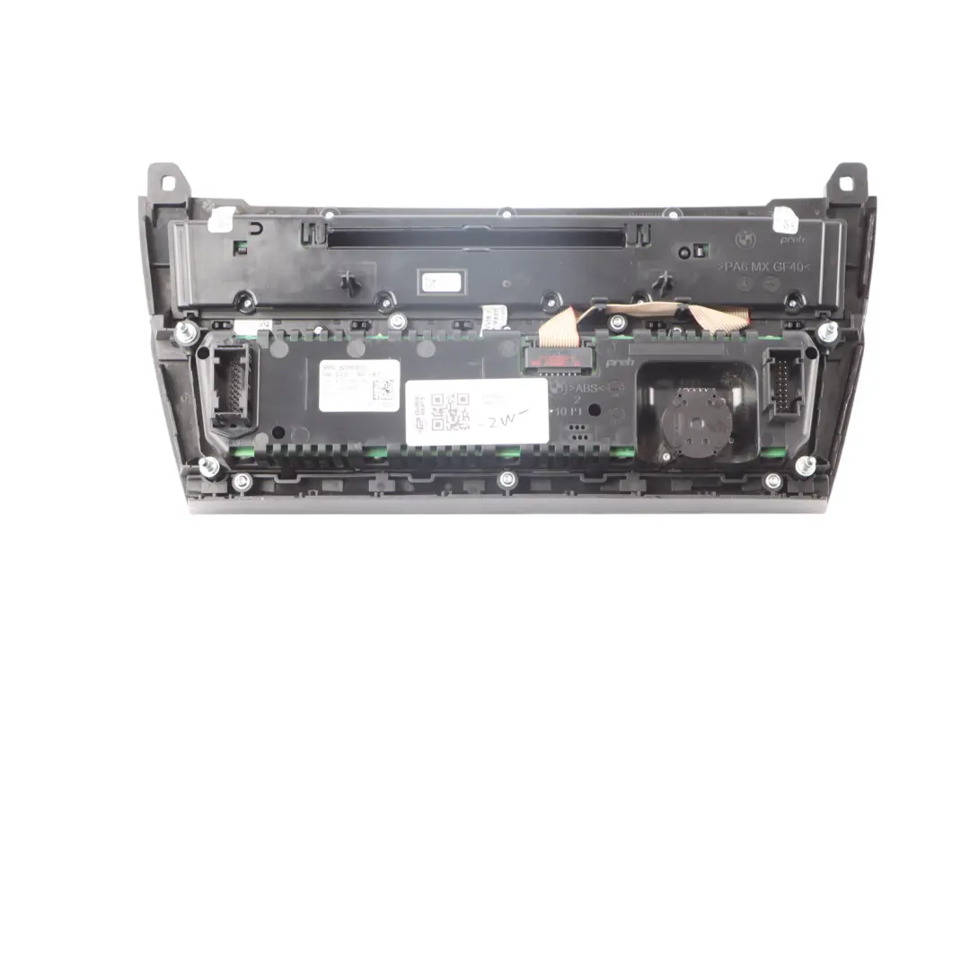 Air Conditioning Panel BMW F10 F11 Radio A/C Switch Control Unit Black - SKU 9233632-1 - Part number 9233632
