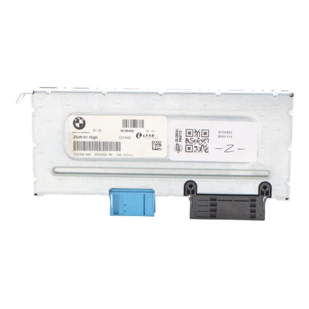 Modulo Gateway BMW F10 F11 Unità Di Controllo Centrale Lear ZGW-01 High per con numero di parte 9236462 Modulo Gateway BMW F10 F11 Unità Di Controllo Centrale Lear ZGW-01 High - SKU 9236462 - Numero di parte 9236462