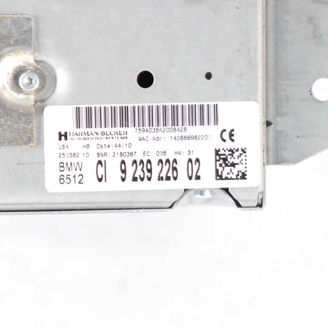 Head Unit CIC DAB Professional Navigation System Controller to BMW X5 E70 with Part number 9239226 BMW X5 E70 Head Unit CIC DAB Professional Navigation System Controller - SKU 9239226 - Part number 9239226