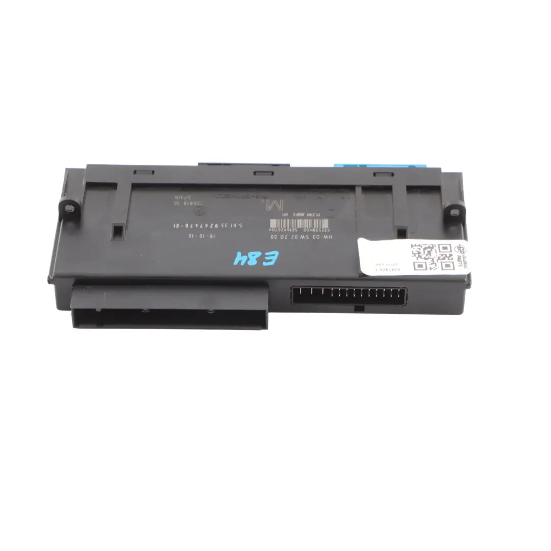 Body Comfort Control Module Unit CCM BCM to BMW E84 LCI with Part number 9247476 BMW E84 LCI Body Comfort Control Module Unit CCM BCM - SKU 9247476-1 - Part number 9247476