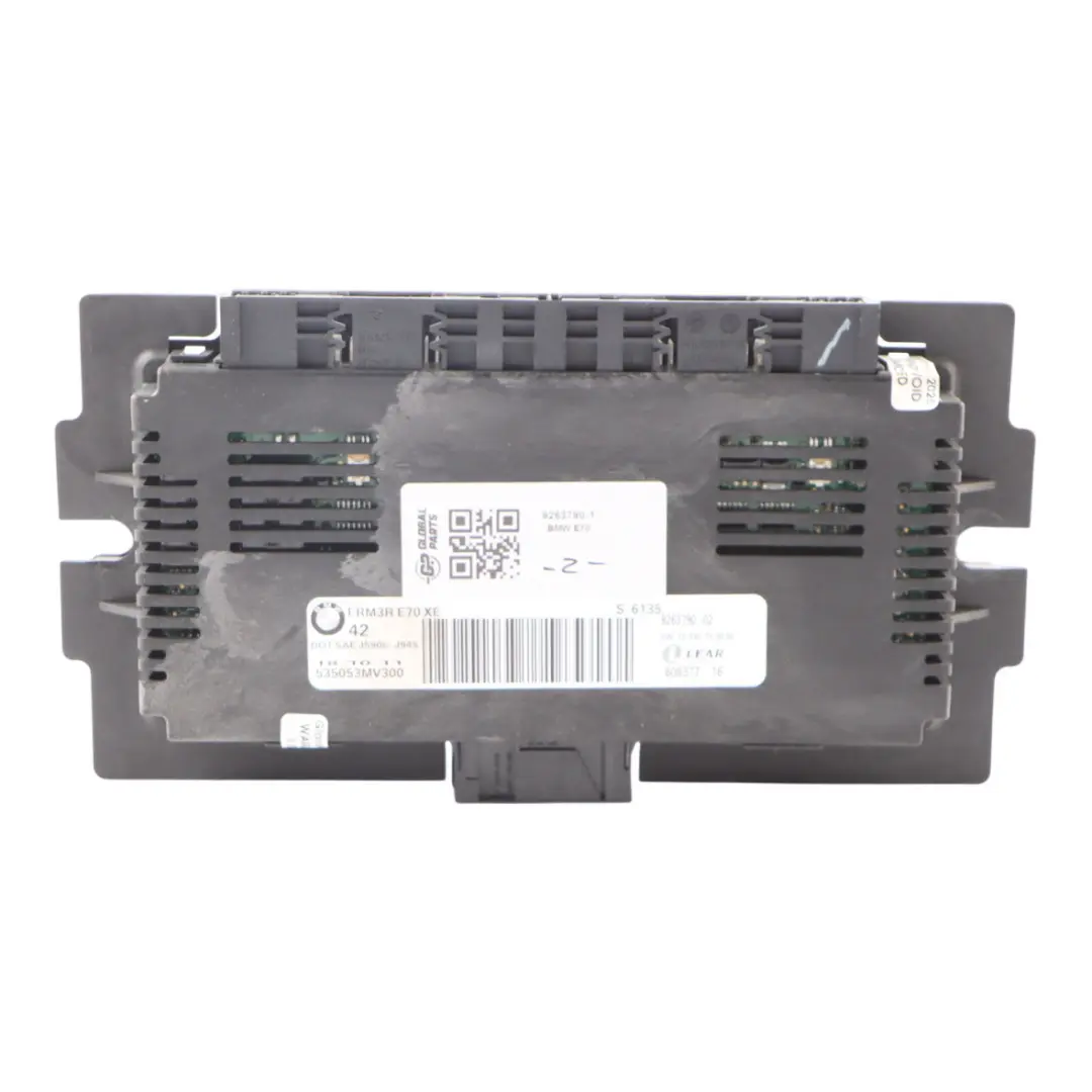 BMW X5 E70 LCI Modul command éclairage xénon espace piéton LEAR FRM3R XE - SKU 9263790-1 - Numéro de pièce 9263790