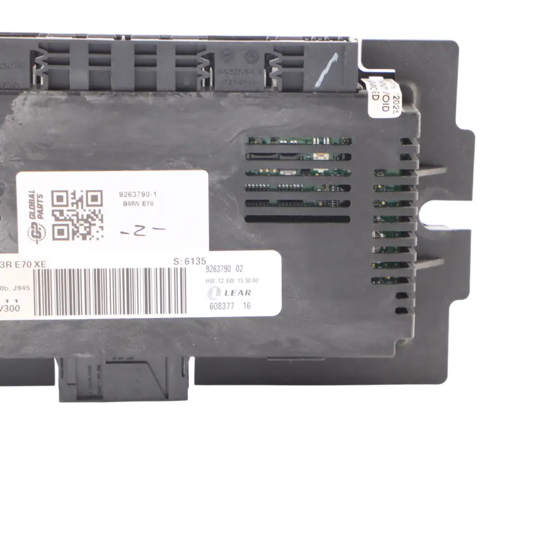 BMW X5 E70 LCI Modul command éclairage xénon espace piéton LEAR FRM3R XE - SKU 9263790-1 - Numéro de pièce 9263790