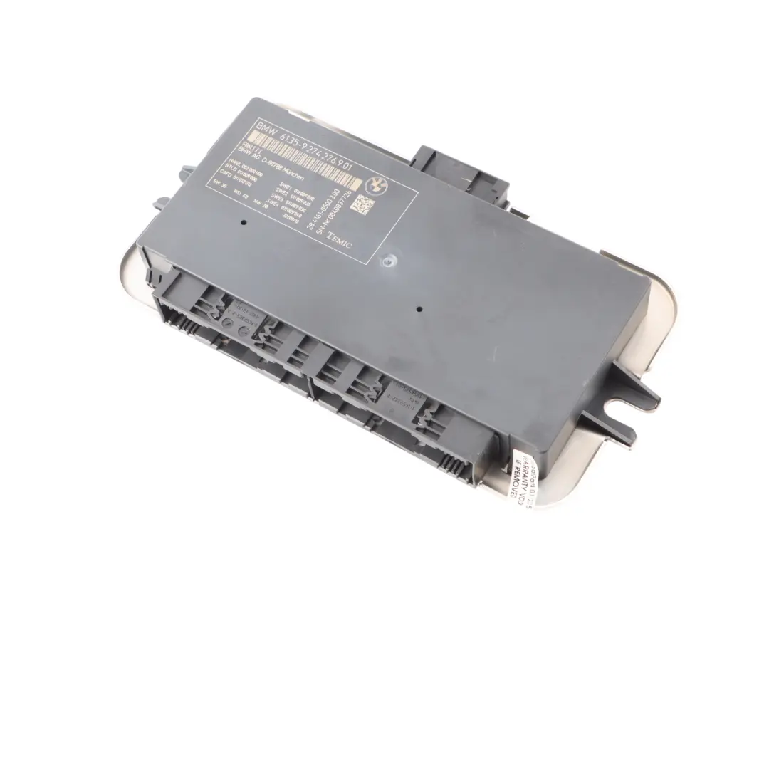 BMW F07 Gran Tourismo FRMIII Module Commande D'Éclairage Plancher Phares - SKU 9274276 - Numéro de pièce 9274276