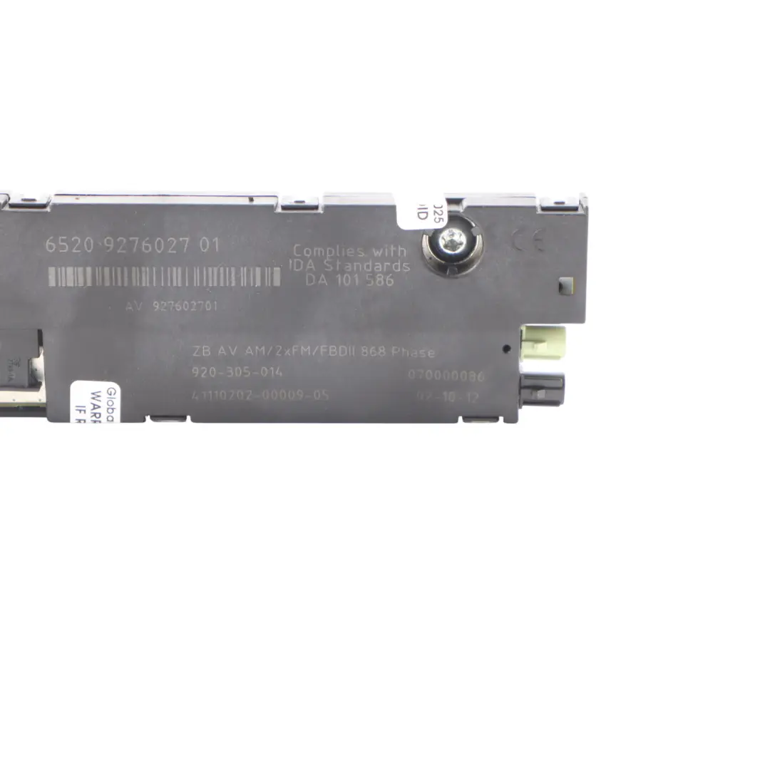 Tourismo Antenna Aerial Amplifier Signal Booster to BMW F07 Gran with Part number 9276027 BMW F07 Gran Tourismo Antenna Aerial Amplifier Signal Booster - SKU 9276027 - Part number 9276027