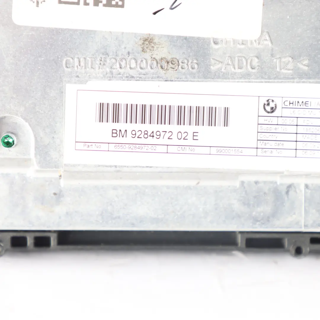 BMW F07 F07 LCI GT Radio Stereo Screen Multi Functional Display Head - SKU 9284972 - Part number 9284972