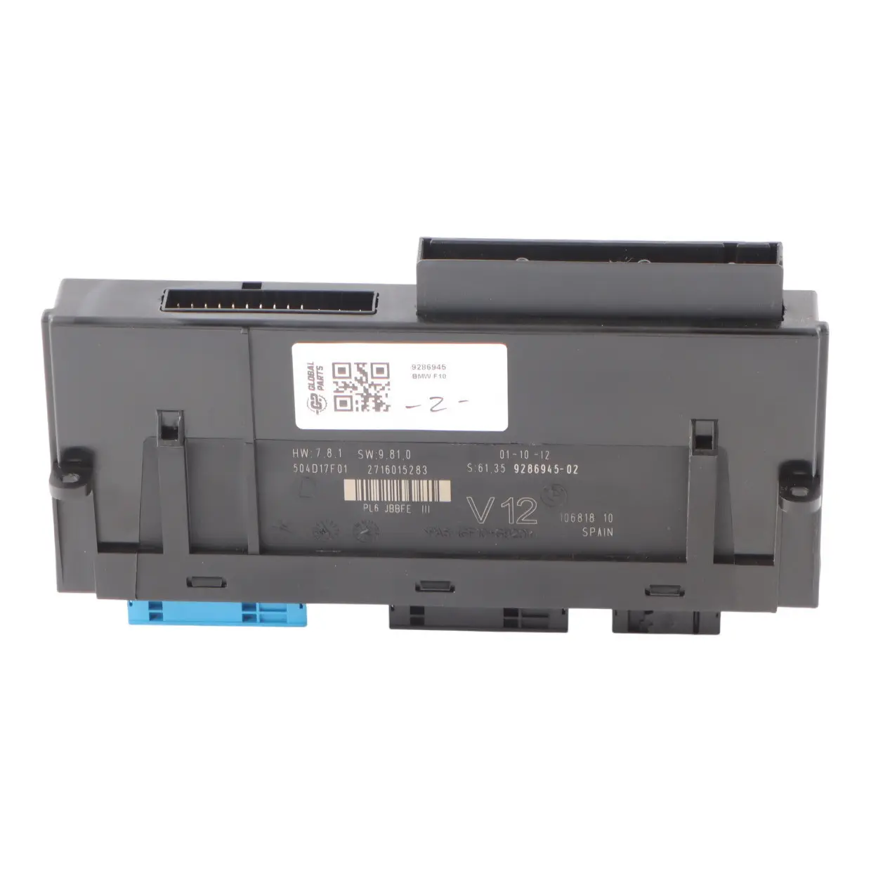 Comfort Control Unit BMW F06 F10 F11 F12 F13 Junction Box 9286945