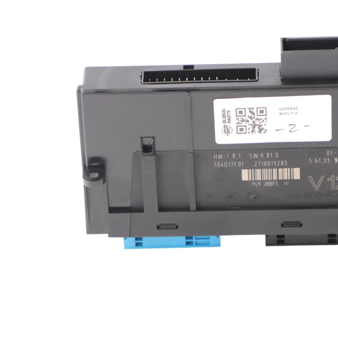 Moduł Komfortu Sterownik do BMW F06 F10 F11 F12 F13 o numerze 9286945 BMW F06 F10 F11 F12 F13 Moduł Komfortu Sterownik - SKU 9286945 - Numer Części 9286945