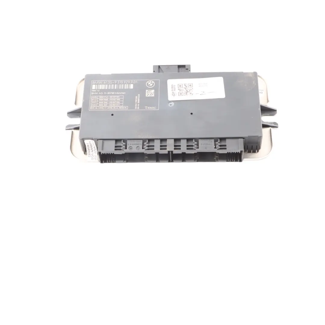 BMW F10 Headlight Footwell Light Control Module Control Unit FRMIII - SKU 9313929 - Part number 9313929