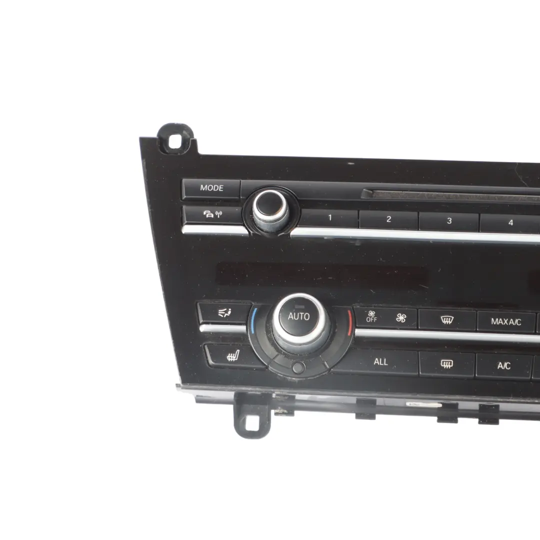 A/C Climate Control Panel Radio Air Conditioning Switch Unit to BMW F07 GT with Part number 9328419 BMW F07 GT A/C Climate Control Panel Radio Air Conditioning Switch Unit - SKU 9328419-2 - Part number 9328419