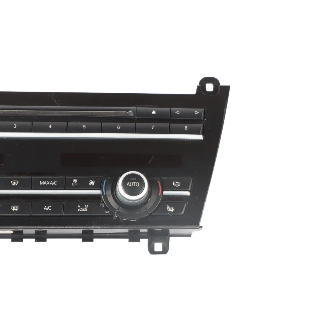 A/C Climate Control Panel Radio Air Conditioning Switch Unit to BMW F07 GT with Part number 9328419 BMW F07 GT A/C Climate Control Panel Radio Air Conditioning Switch Unit - SKU 9328419-2 - Part number 9328419