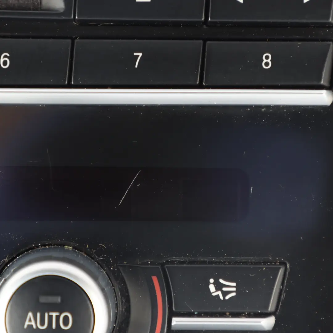 A/C Climate Control Panel Radio Air Conditioning Switch Unit to BMW F07 GT with Part number 9328419 BMW F07 GT A/C Climate Control Panel Radio Air Conditioning Switch Unit - SKU 9328419-2 - Part number 9328419