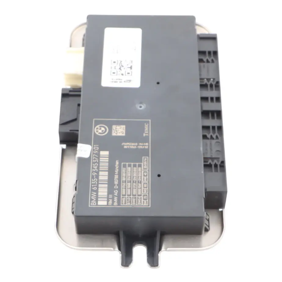 BMW F06 Gran Coupe Footwell Luz Módulo Unidad De Control ECU FRM III - SKU 9345377 - Número de pieza 9345377