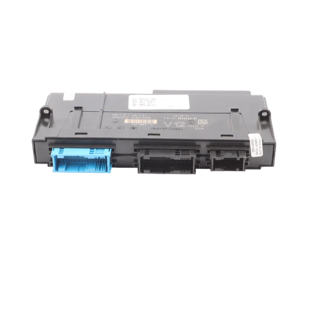ECU Body Control Module Junction Box PL6 JBBFEIII BMW F06 - SKU 9353423 - Part number 9353423