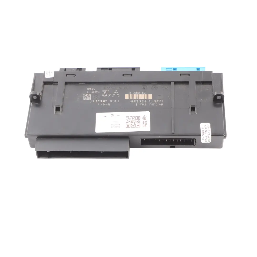 ECU Body Control Module Junction Box PL6 JBBFEIII BMW F06 - SKU 9353423 - Part number 9353423