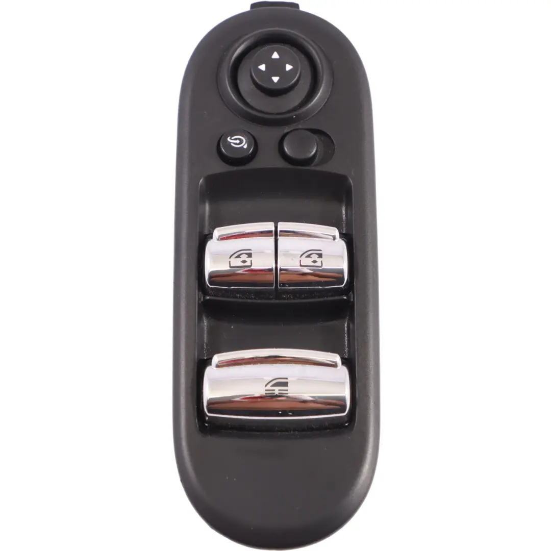 Interruptor Elevalunas Cromado Delantero para Mini F57 con número de pieza 9354857 Mini F57 Interruptor Elevalunas Cromado Delantero - SKU 9354857 - Número de pieza 9354857