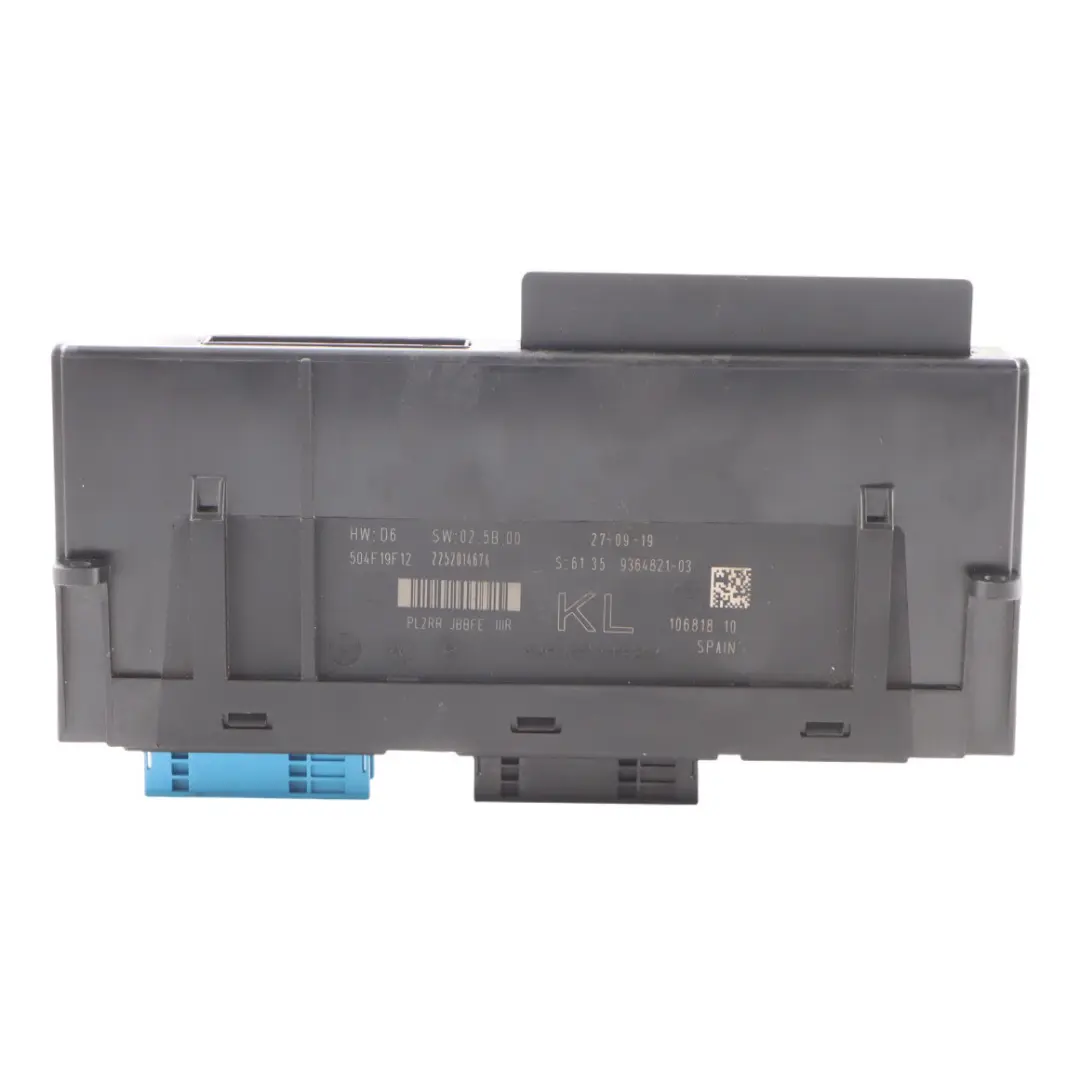 ECU Body Control Module Unit KL PL2RR JBBFE IIIR to BMW E91 with Part number 9364821 BMW E91 ECU Body Control Module Unit KL PL2RR JBBFE IIIR - SKU 9364821-2 - Part number 9364821