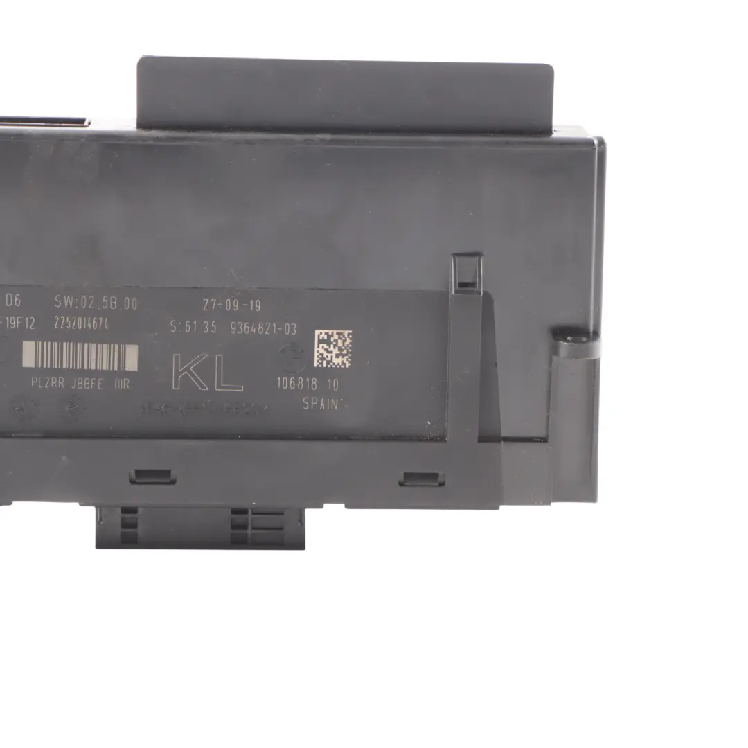 ECU Body Control Module Unit KL PL2RR JBBFE IIIR to BMW E91 with Part number 9364821 BMW E91 ECU Body Control Module Unit KL PL2RR JBBFE IIIR - SKU 9364821-2 - Part number 9364821