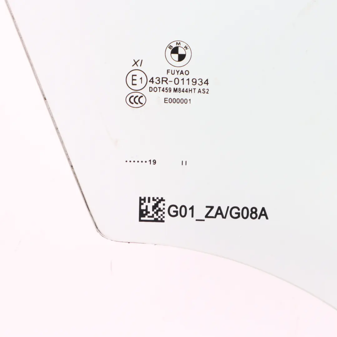 Front Door Window Glass Glazing AS2 Right O/S to BMW G01 with Part number 9482640 BMW G01 Front Door Window Glass Glazing AS2 Right O/S - SKU 9482640 - Part number 9482640