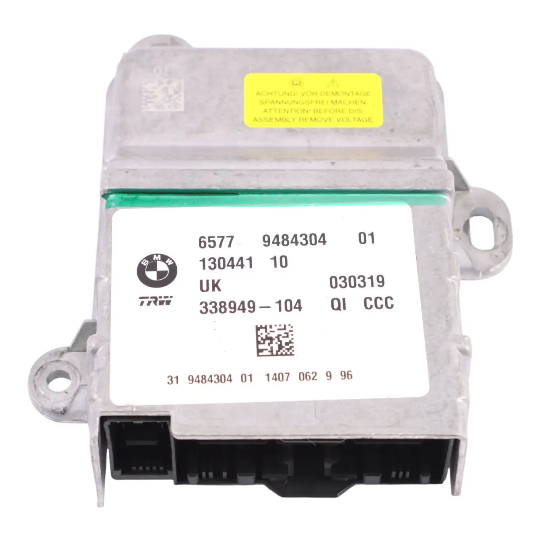 Modulo Aria ECU Mini F54 F55 F56 F57 F60 Modulo Unità Di Controllo Crash per con numero di parte 9484304 Modulo Aria ECU Mini F54 F55 F56 F57 F60 Modulo Unità Di Controllo Crash - SKU 9484304 - Numero di parte 9484304