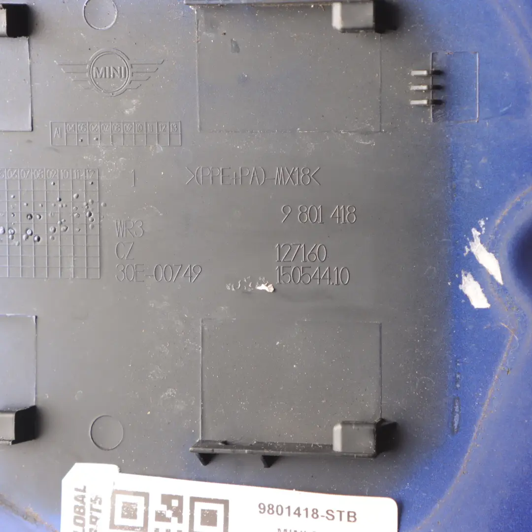 Filler Fill In Flap Cover Trim Cap Starlight Blue - B62 to Mini R60 Fuel with Part number 9801418 Mini R60 Fuel Filler Fill In Flap Cover Trim Cap Starlight Blue - B62 - SKU 9801418-STB - Part number 9801418