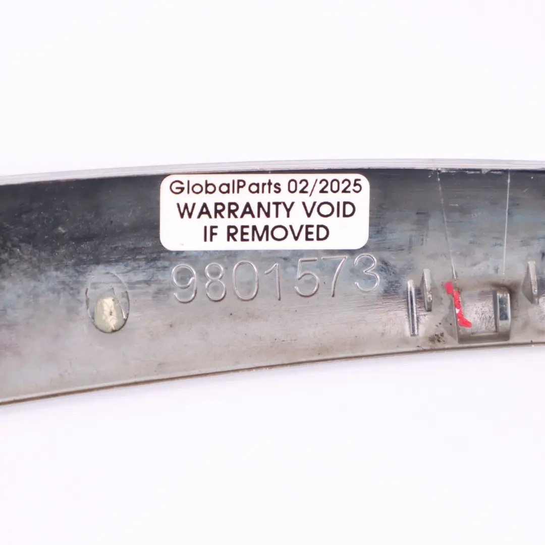 Anello copertura cromata faro anteriore sinistro per Mini Cooper R60 R61 con numero di parte 9801573 Mini Cooper R60 R61 Anello copertura cromata faro anteriore sinistro - SKU 9801573-1 - Numero di parte 9801573