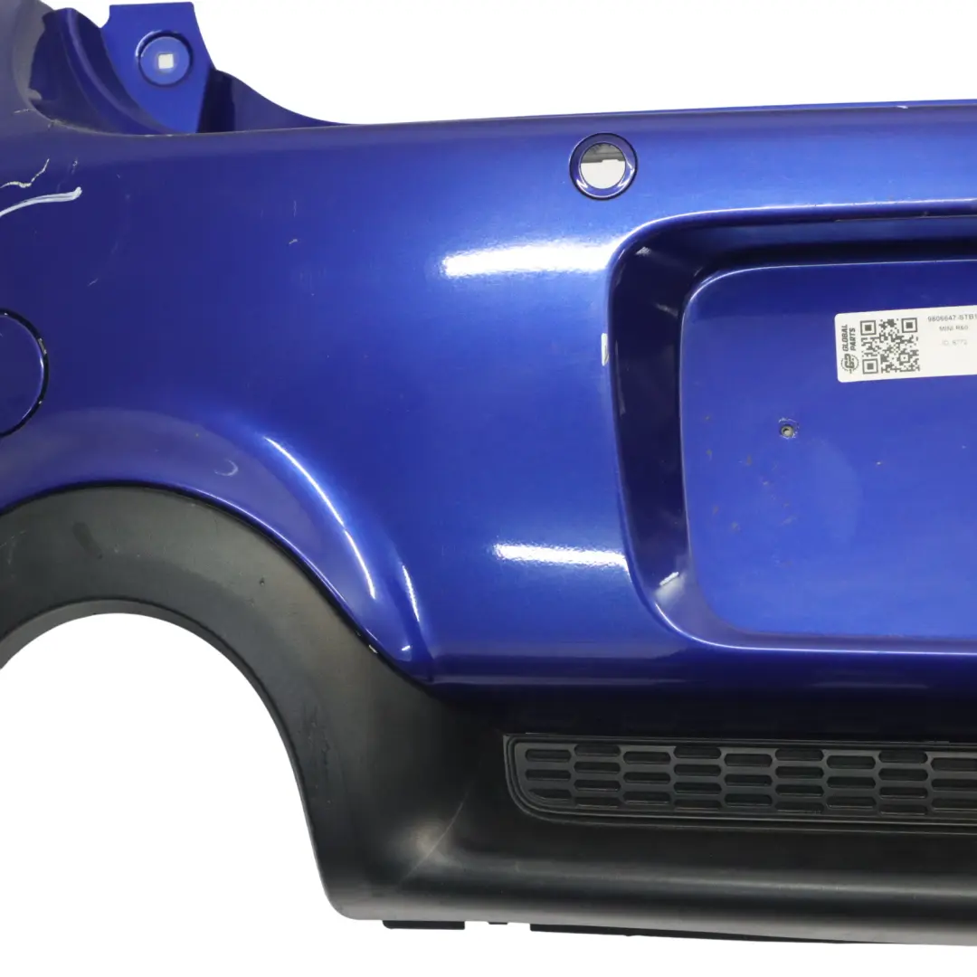 Heckstoßstange Cooper S PDC Starlight Blue Metallic - B62 für Mini Countryman R60 mit Teilenummer 9806647 Mini Countryman R60 Heckstoßstange Cooper S PDC Starlight Blue Metallic - B62 - SKU 9806647-STB1 - Teilenummer 9806647