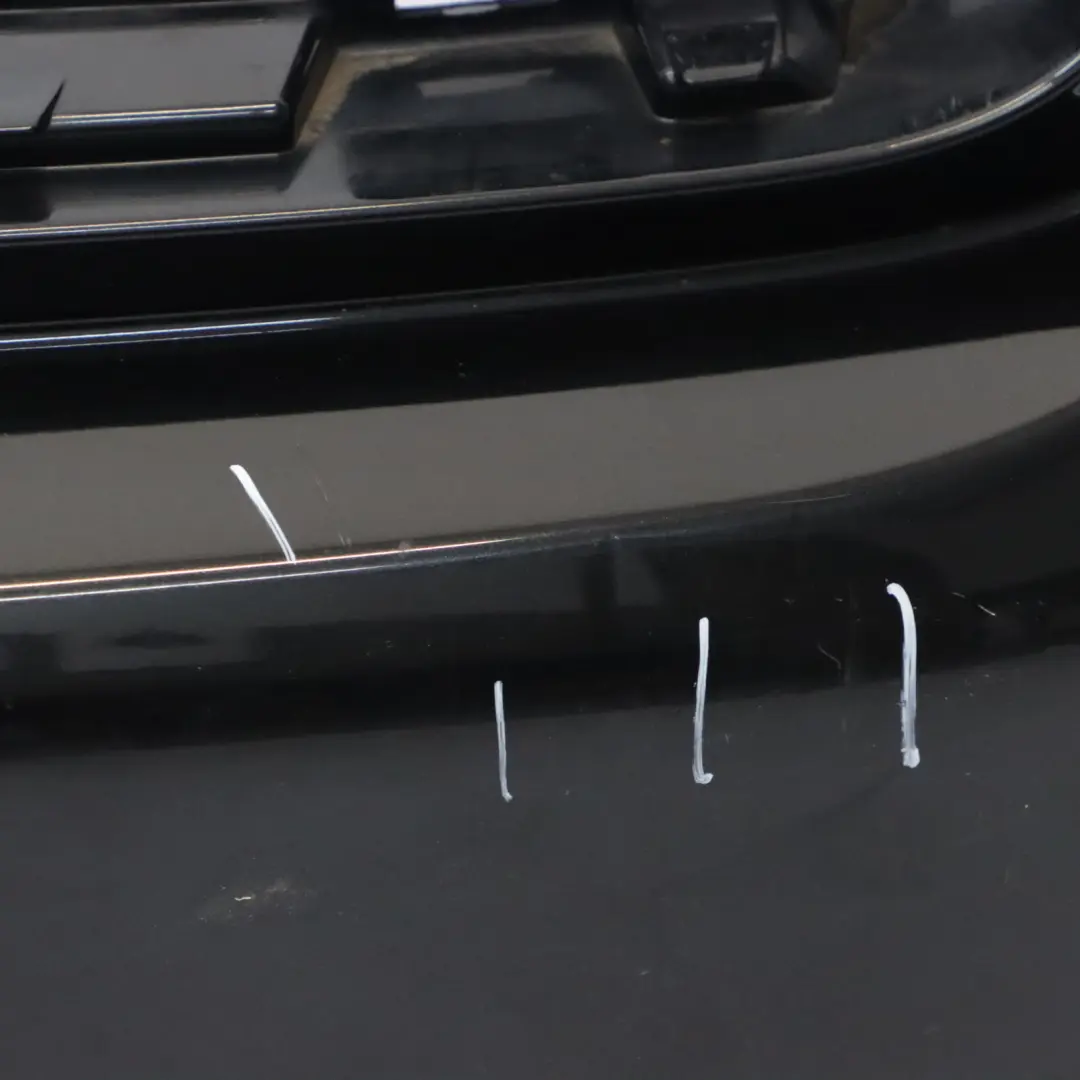 Complete Front Bumper Trim Panel Absolute Black Metallic - B11 to Mini R60 R61 with Part number 9807196 Mini R60 R61 Complete Front Bumper Trim Panel Absolute Black Metallic - B11 - SKU 9807196-ABS - Part number 9807196