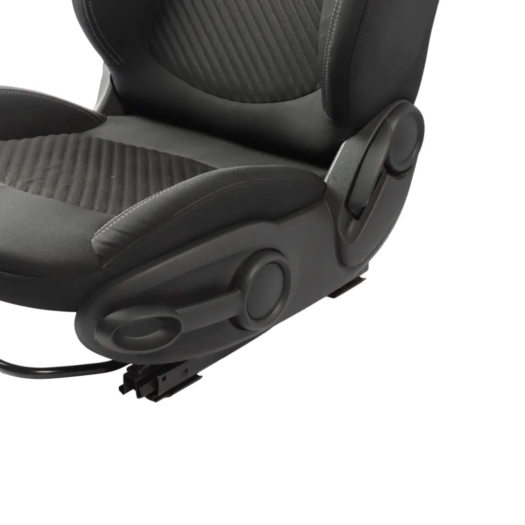 Front Left N/S Cloth Fabric Diagonal Track Grey to MINI R60 Countryman Sport Seat with Part number 9811295 MINI R60 Countryman Sport Seat Front Left N/S Cloth Fabric Diagonal Track Grey - SKU 9811295-2 - Part number 9811295