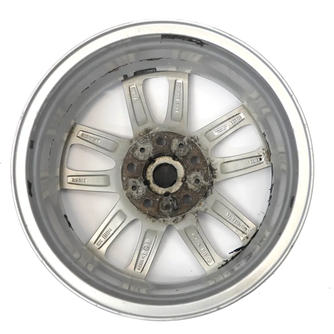 Mini R60 R61 Silver Wheel Alloy Rim 17" 7J ET:50 Triangle Spoke 141 - SKU 9811730-3 - Part number 9811730