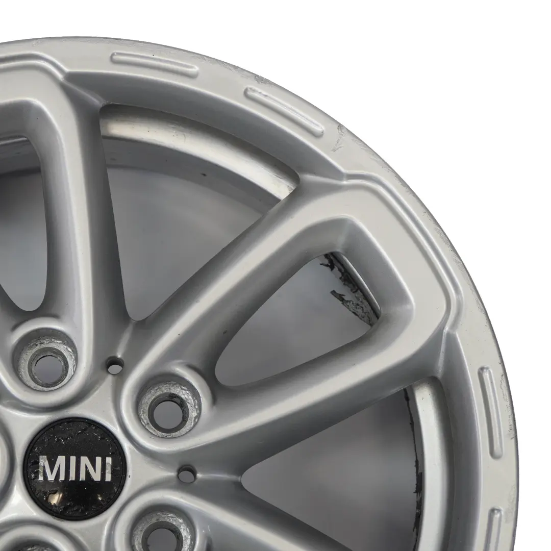 Mini R60 R61 Silver Wheel Alloy Rim 17" 7J ET:50 Triangle Spoke 141 - SKU 9811730-3 - Part number 9811730