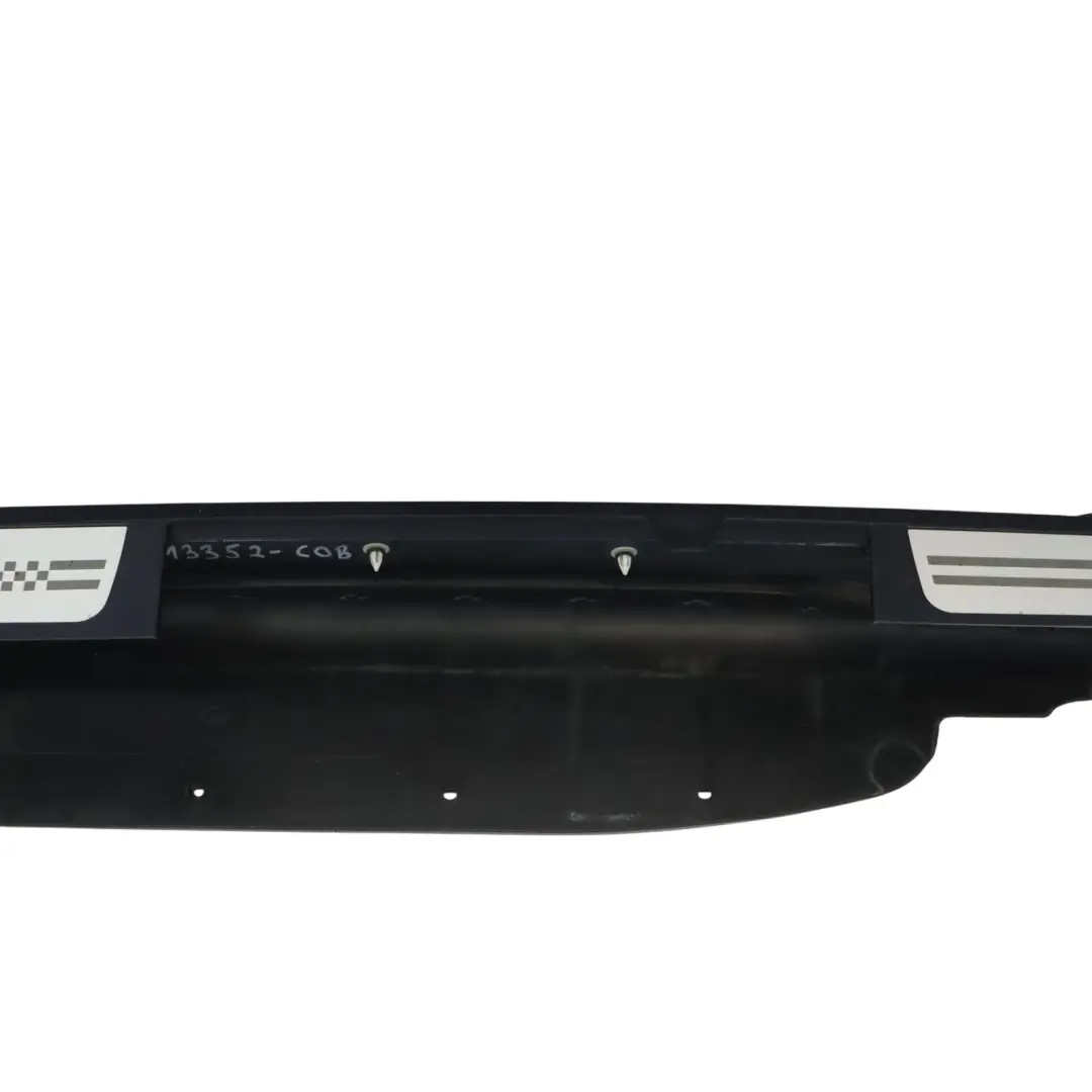 Latérale droite Garniture de seuil Cosmic Blue - B13 pour Mini R60 Cooper S JCW à propos du numéro de pièce 9813352 Mini R60 Cooper S JCW Latérale droite Garniture de seuil Cosmic Blue - B13 - SKU 9813352-COB - Numéro de pièce 9813352