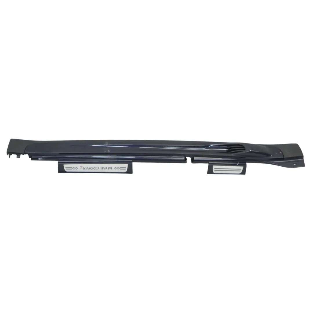 Mini R60 Cooper S JCW Side Skirt Right O/S Door Sill Trim Cosmic Blue - B13 - SKU 9813352-COB - Part number 9813352
